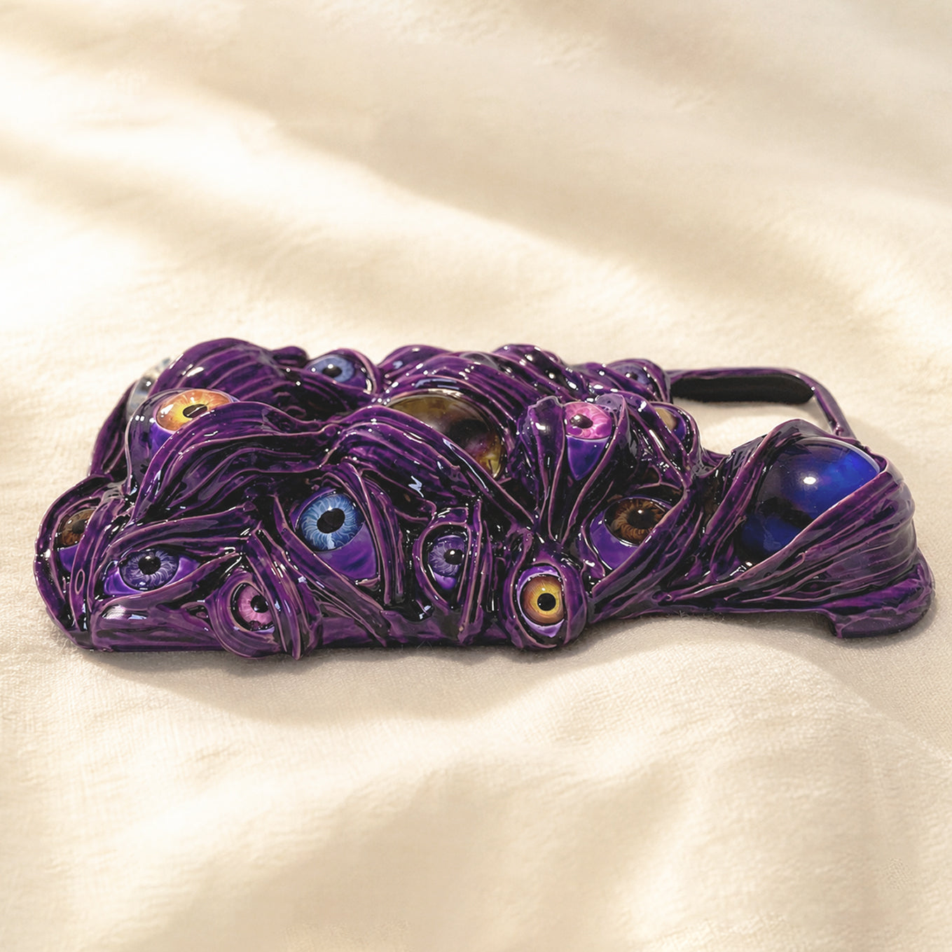 The Violet Watcher – 3D Eyeball iPhone Case